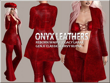 Rasberry Grunge Leather Jacket