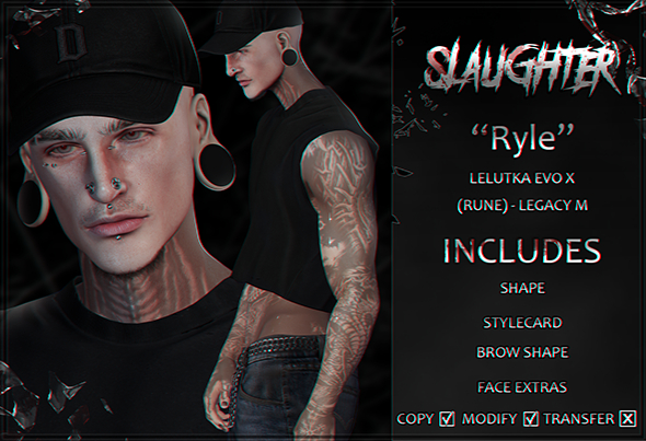 Slaghter - Ryle Shape Lelutka Rune / Legacy M