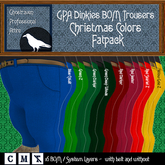 GPA Dinkies Trousers BOM - Fatpack Christmas Colors