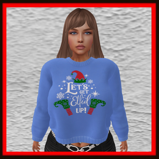 *Just JJ* Elfed Up Sweater Blue