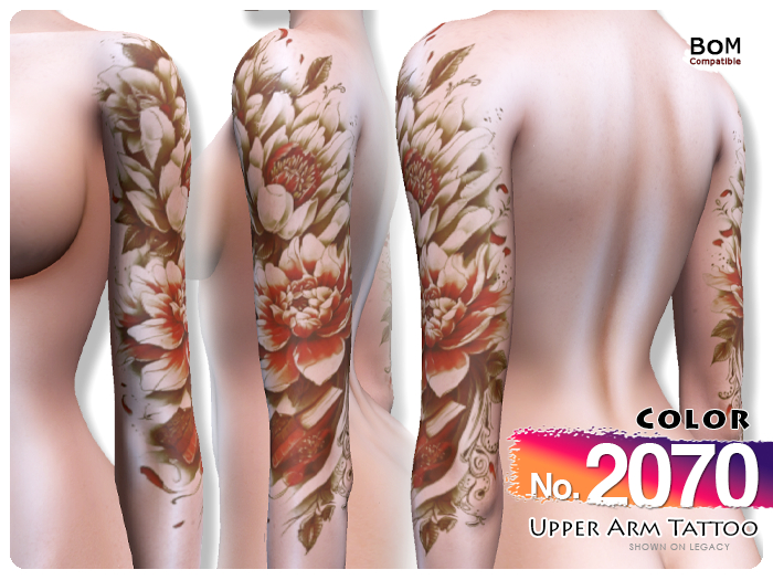 (Upper Arm Tattoo) No.2070 Color