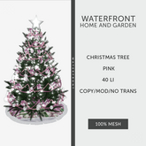  ♥ Waterfront Pink Christmas Tree ♥