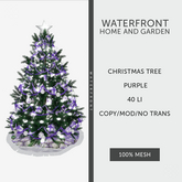  ♥ Waterfront Purple Christmas Tree ♥