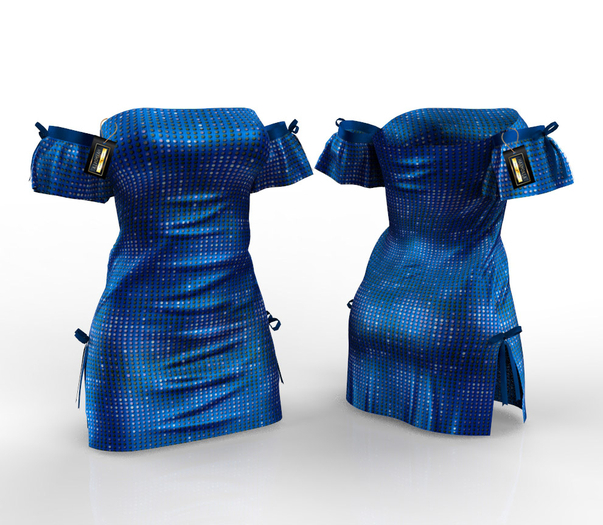 Ocean Pailettes Ribbon Dress Reborn