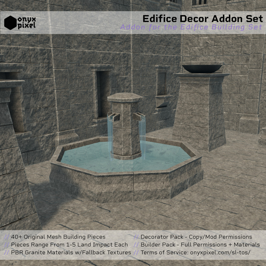 onyx.pixel - Modular Addon - Edifice Decor - Builder Pack [2.0]