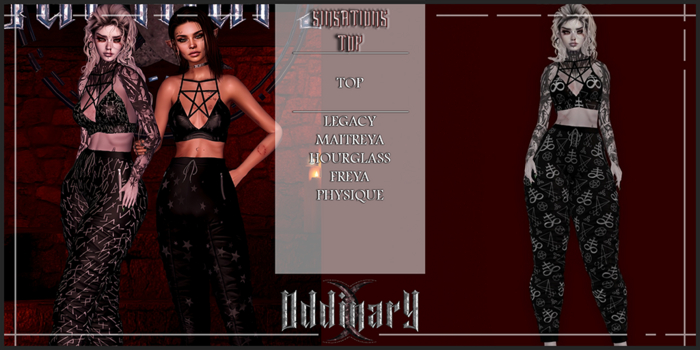 *Oddinary* SINsations Top