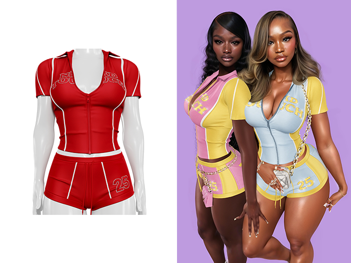 [Brior] Lexis Outfit - (Red)