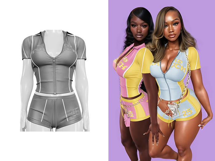 [Brior] Lexis Outfit - (Grey)