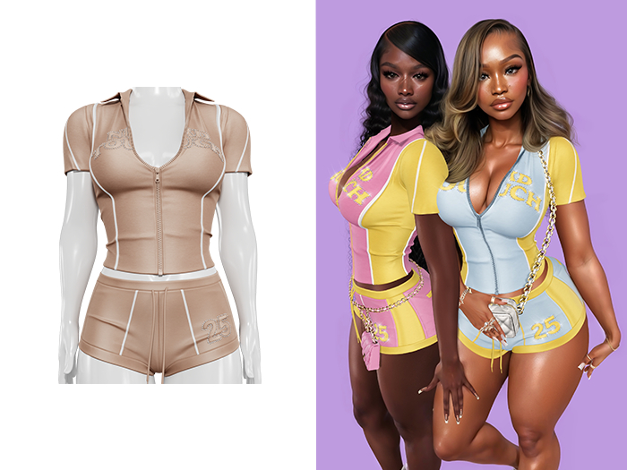 [Brior] Lexis Outfit - (Nude)