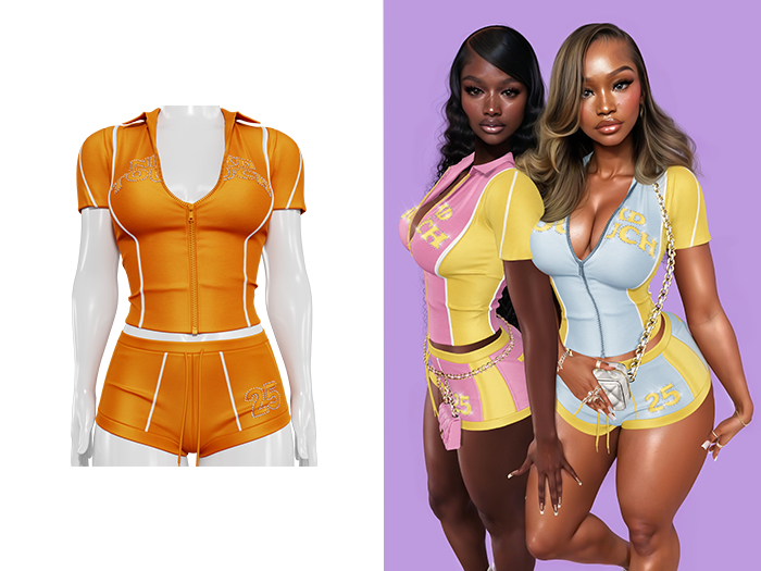 [Brior] Lexis Outfit - (Orange)
