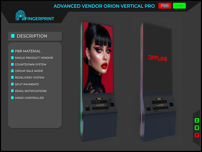 ::.FINGERPRINT.:: ADVANCED VENDOR ORION VERTICAL PRO