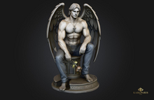 Angel of Shadows Sculpture – Dark Gothic Angel Decor – Elegant Art