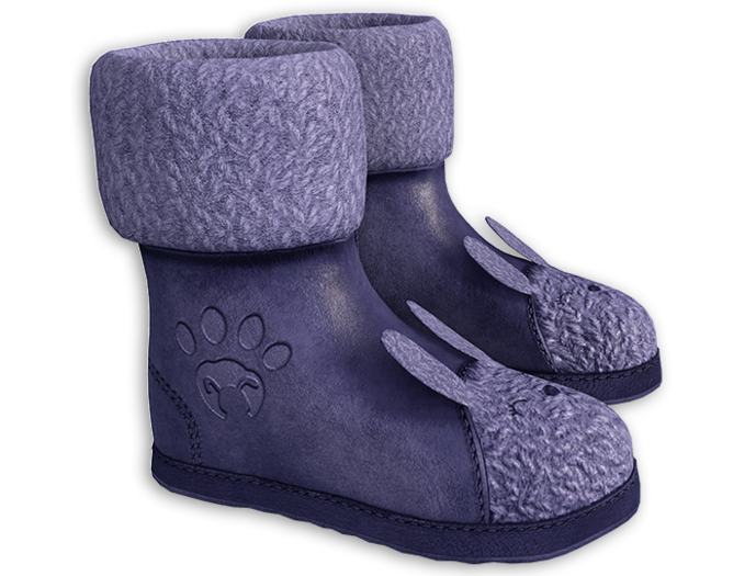 [FAME]  Boots - Hare / Dark Blue