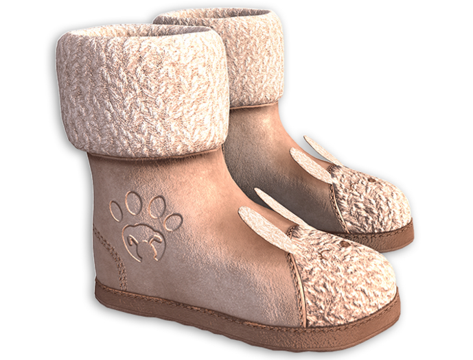 [FAME]  Boots - Hare / Beige