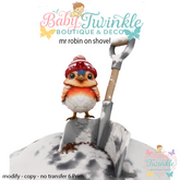 BTBD mr robin on shovel
