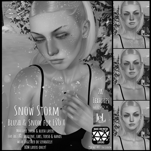 [POUT!] Snow Storm - Blush & Snow - DEMO