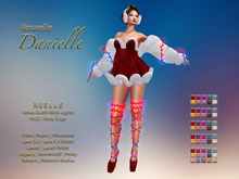 DANIELLE - Noelle Xmas Outfit With Lights (HUD)