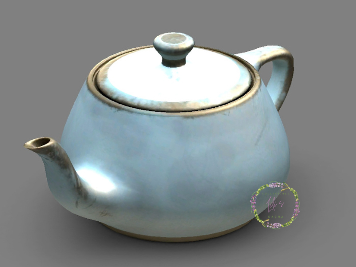 OW Teapot - blue