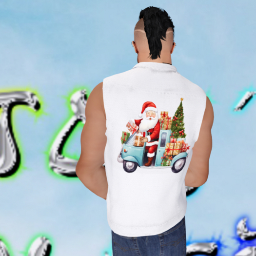 Male Vest CE White 6