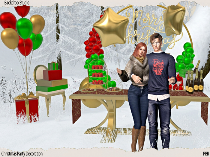 Christmas Party Decoration Table  Set ADD