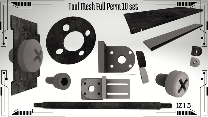 Outils Mesh – Full Perm – Lot de 10