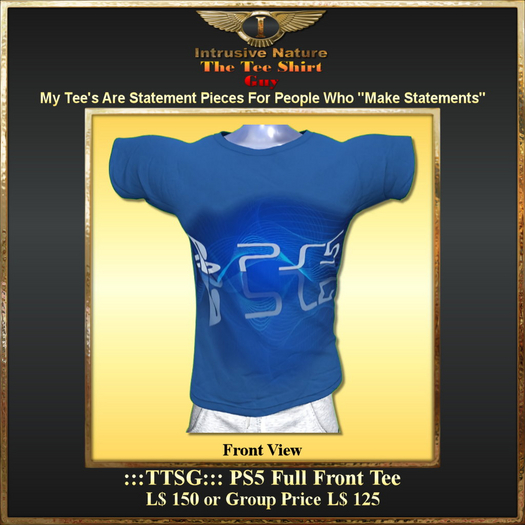 :::TTSG::: PS5 Full Front Tee