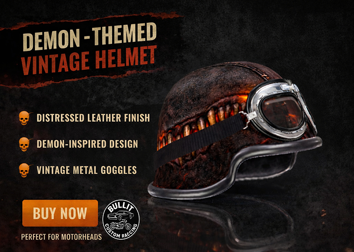 B.C.R. Demon Helmet 