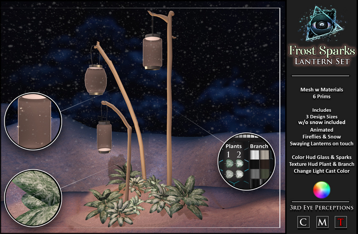 Frost Sparks Lantern Set