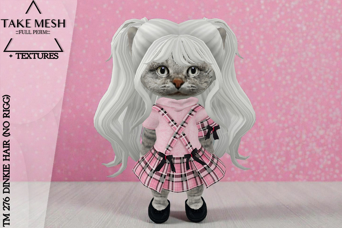 ! TakeMesh - TM 276 DINKIE HAIR (NO RIGG)