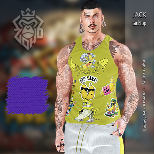 [ZH] Jack TankTop - violet (AddUnPack)