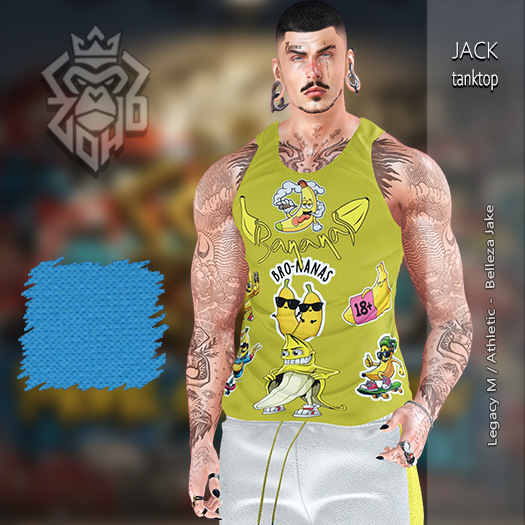 [ZH] Jack TankTop - BlueL (AddUnPack)