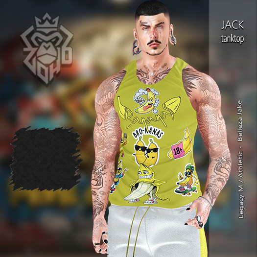 [ZH] Jack TankTop - Black (AddUnPack)