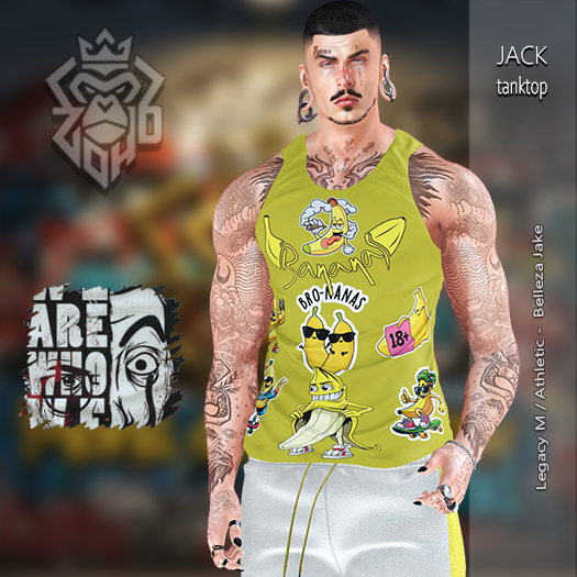 [ZH] Jack - TankTop -WeAre Stickers ( AddUnpack)