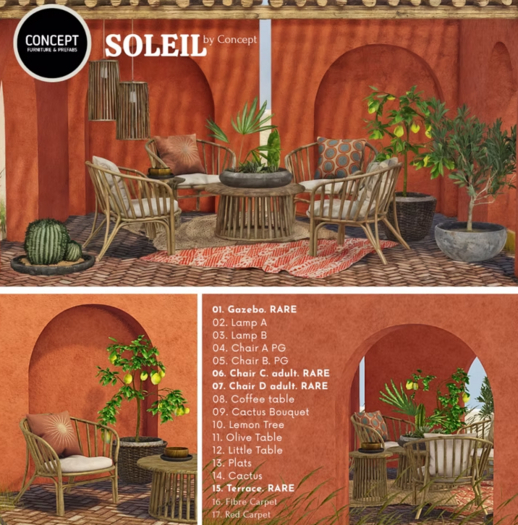 12. *CONCEPT. SOLEIL LITTLE TABLE