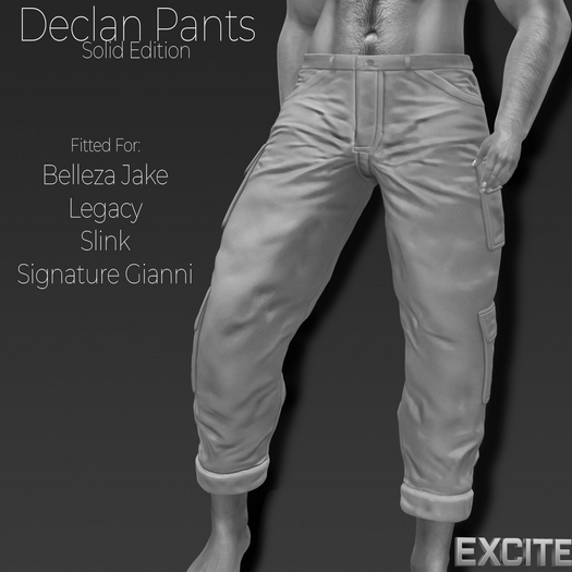 Excite Declan Pants Solid Demo
