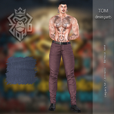 [ZH] Tom Denim Pants Blue