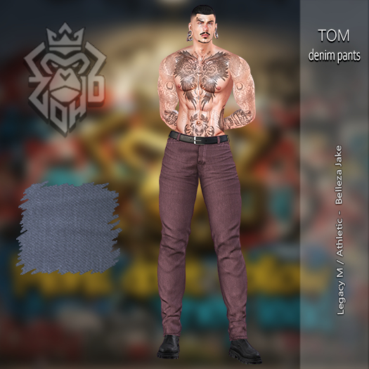 [ZH] Tom Denim Pants L. Blue