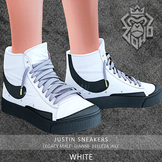 [ZH] Solid Justin White - (Box Add Me)