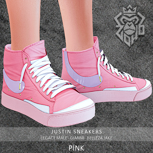 [ZH] Solid Justin Pink -  (Box Add Me)