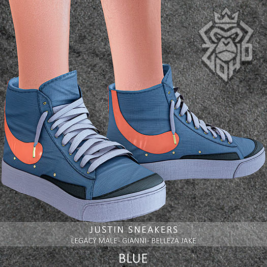[ZH] Solid Justin Blue -  (Box Add Me)