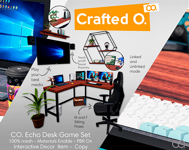 CO. Echo Desk Game Set up