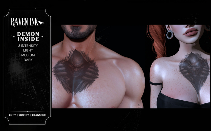 .:RaVen Ink:. Demon Inside