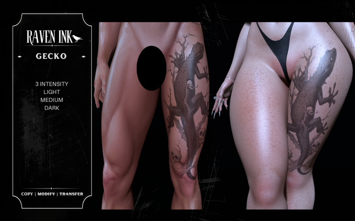 .:RaVen Ink:. Gecko