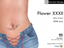 [HDesign] Flower XXXII (Belly Tattoo)