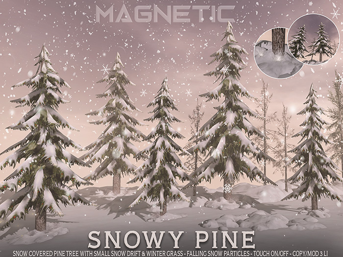 Magnetic - Snowy Pine