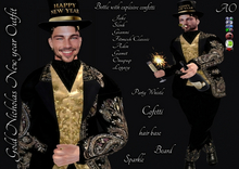 Gold Nicholas New Year Outfit