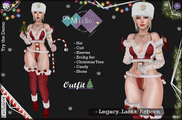 - MicRo - Outfit Shnowman Red