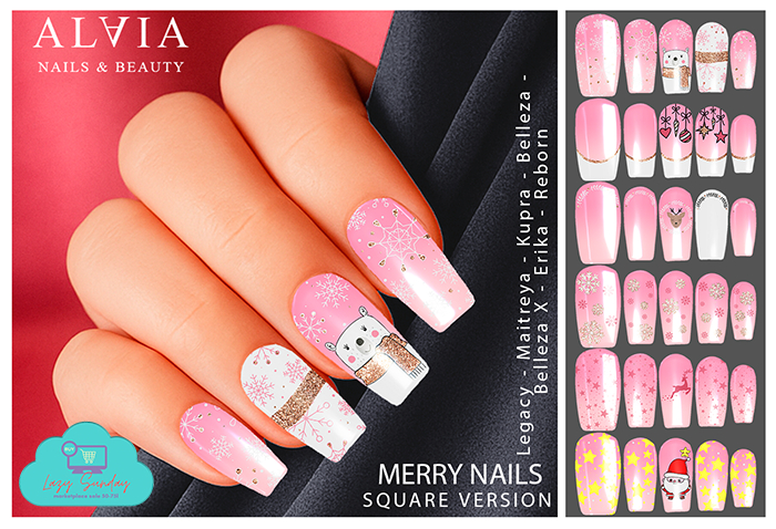 FATPACK - Square Merry Nails 2.0 - Alaia Store