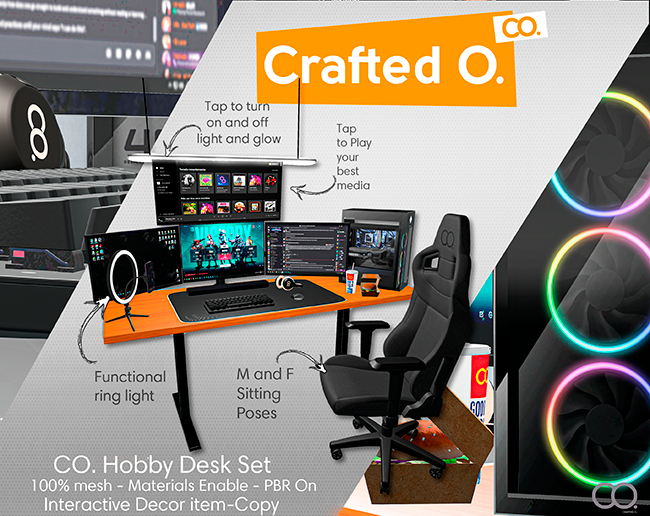 CO. Hobby Desk Set.