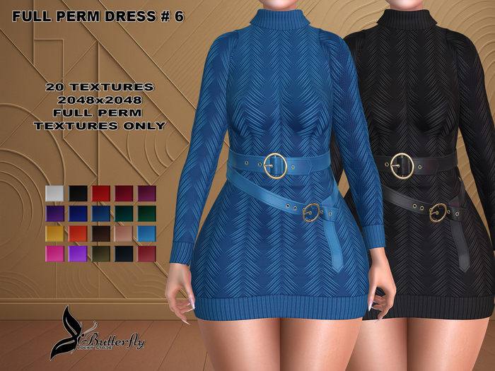^LB^ FULL PERM DRESS#6 Textures Pack 2 2048